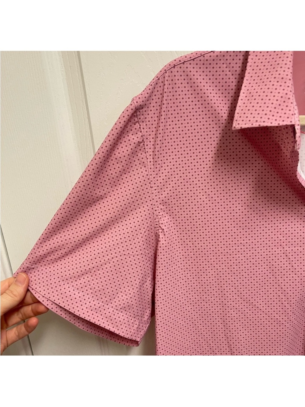 Flag & Anthem Men’s Pink Button Down Shirt. Sz Large - Picture 4 of 10